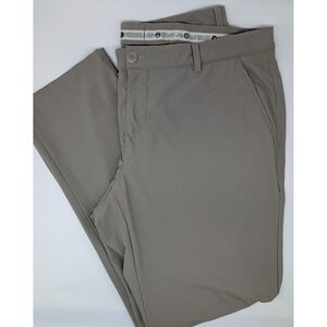 Ballin Atwater Men's Pants size 38 Modern Fit‎ Stretch Dress Chino Stone Khaki